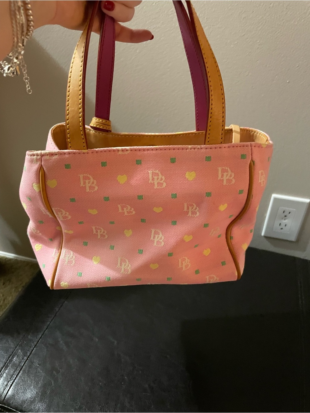 Dooney & Bourke Pink Baby Satchel - Picture 7 of 9